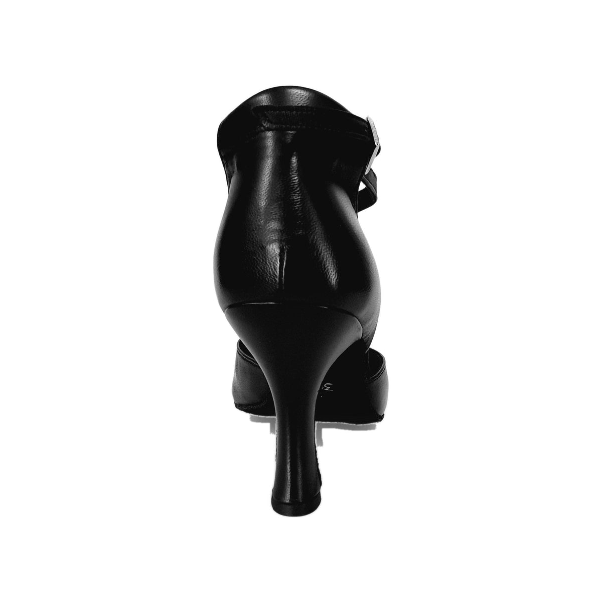 Scarpa da donna Wishdance Cuccarini in vera pelle nera, semichiusa, con suola sottile e design elegante.