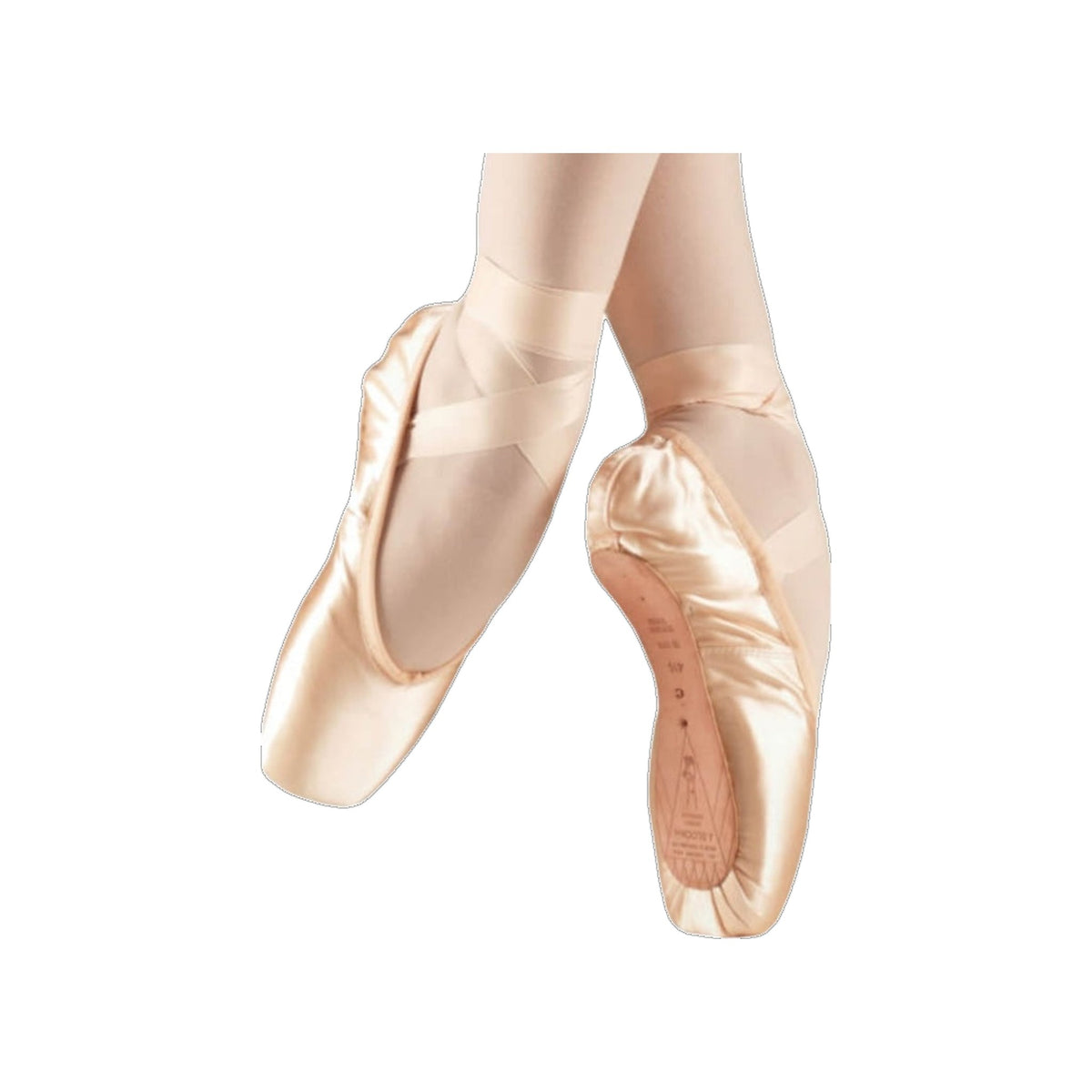 Punte danza classica Bloch S0131S Serenade Strong per ballerini professionisti, con punta rinforzata e design elegante.