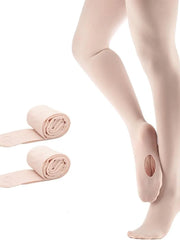 Load image into Gallery viewer, Tiny (105 C)- Collant Danza Convertibile Ultrasoft in microfibre e spandex massaggiante ultraresistenti