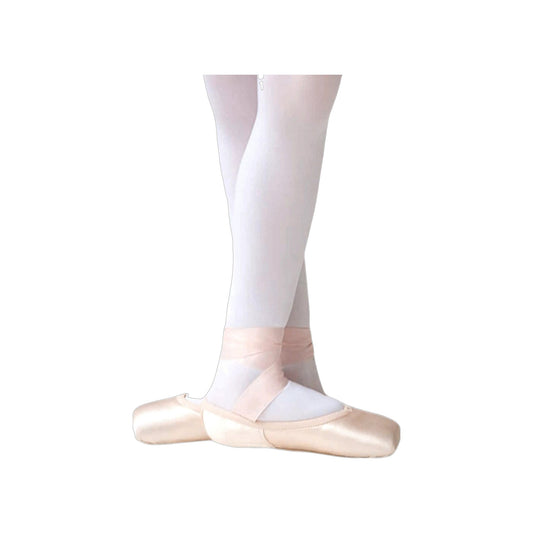 Punte da danza classica Grishko EXAM senza durezza di varie larghezze, adatte a ballerine professioniste, in colore naturale