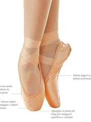 Carica immagine nella Galleria, JANAS STRONG (MARD) - Punta da Danza per Medio Avanzato appoggio piatto e largo suola Dura