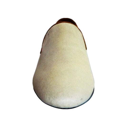 Mocassino da Uomo in Camoscio Beige Serse Wish Dance, vista laterale