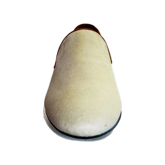 Mocassino da Uomo in Camoscio Beige Serse Wish Dance, vista laterale