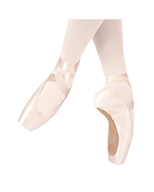 Scarpe da punta russe Rubin RD di Wish Dance Shop, punte classiche per ballerine di livello intermedio e avanzato.