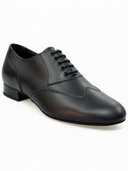 Carica immagine nella Galleria, COTISO (108N) - Stringata a Coda di Rondine Mod. Oxford in Pelle Nera e Vernice Nera Wish Dance Shop