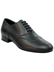 Carica immagine nella Galleria, COTISO (108N) - Stringata a Coda di Rondine Mod. Oxford in Pelle Nera e Vernice Nera Wish Dance Shop