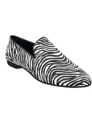 Carica immagine nella Galleria, Serse (800) - Mocassino da Uomo in Raso Seta Zebrato Fluò Wish Dance Shop