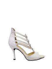 Carica immagine nella Galleria, Lilith (460) - Sandalo da Donna in Pelle Bianca Wish Dance Shop