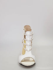 Carica immagine nella Galleria, Lilith (460) - Sandalo da Donna in Pelle Bianca Wish Dance Shop