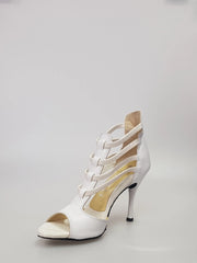Carica immagine nella Galleria, Lilith (460) - Sandalo da Donna in Pelle Bianca Wish Dance Shop