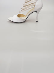 Carica immagine nella Galleria, Lilith (460) - Sandalo da Donna in Pelle Bianca