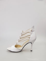 Carica immagine nella Galleria, Lilith (460) - Sandalo da Donna in Pelle Bianca Wish Dance Shop