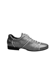 Load image into Gallery viewer, Scarpa sneaker in pelle satinata Wish Dance, con inserti in vernice bianca e dettagli acciaio Melissa, stile elegante e moderno