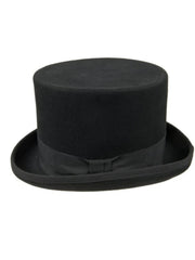 Load image into Gallery viewer, SINCLAIR - Cappello a Cilindro in feltro pura lana foderato in pelle rivestita in raso ORDINALO ANCHE SE NON IN MAGAZZINO SARA' REALIZZATO PER TE