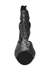 Load image into Gallery viewer, Nina Kristall - Women's Sandal in Kristal Carbon lined in Leather