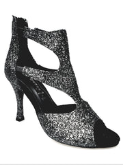 Load image into Gallery viewer, Nina Kristall - Women's Sandal in Kristal Carbon lined in Leather