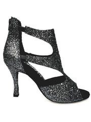 Load image into Gallery viewer, Nina Kristall - Women's Sandal in Kristal Carbon lined in Leather
