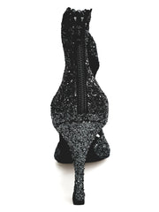 Carica immagine nella Galleria, Nina Kristall - Sandalo da Donna in Kristal Carbon foderato in Pelle Tacco a Rocchettino sottile Squadrato Wish Dance Shop