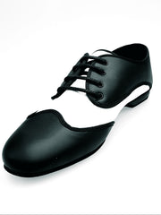 Carica immagine nella Galleria, Billie LosAngeles - Scarpa Jazz Plus in Punta e Sottolacci in Pelle Nera Restante Pelle Bianca Profilo Cro Nero