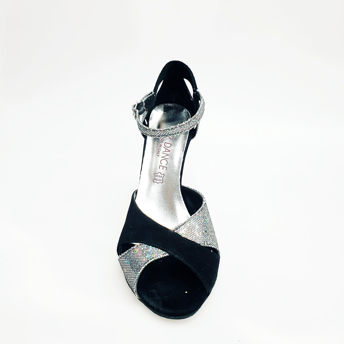 Scarpa da donna Wishdance Ely (4750) TPDA in camoscio nero Boreale Silver, con design elegante e dettagli raffinati