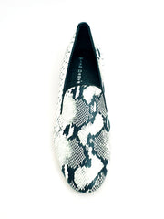 Carica immagine nella Galleria, Morelia (MS20) - Mocassino in Pitone Bianco/Verde Forma lunga Wish Dance Shop