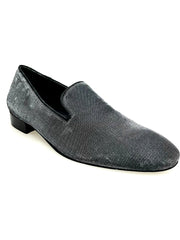 Carica immagine nella Galleria, Boris (MS20) - Mocassino da Uomo in Fish Satinato Silver con Forma Lunga Tacco in Legno Wish Dance Shop