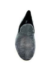 Load image into Gallery viewer, Boris (MS20) - Silver Satin Men's Loafer with Long Shape