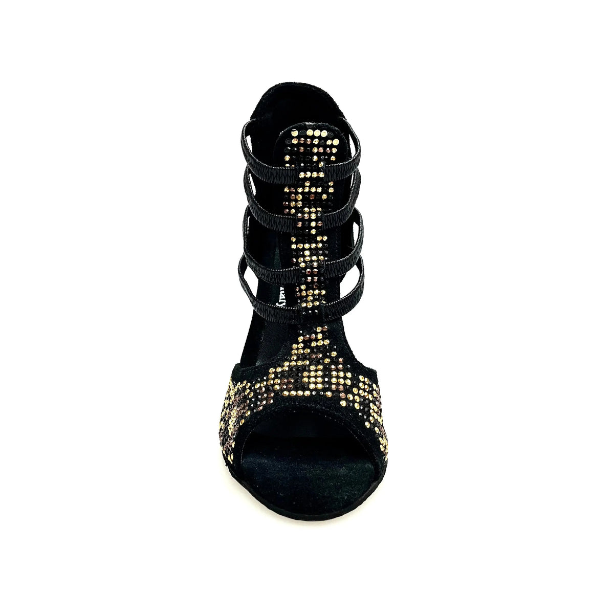 Sandalo da Donna in Camoscio Nero Carola Leopard Wish Dance, dettaglio suola