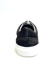 Carica immagine nella Galleria, ALBIR Panther - SNEAKER URBANKIZ EXTRACONFORT FLEX IN CAMOSCIO NERO CUCITURE BIANCHE CON CASSETTA IN RESINA DI GOMMINA BIANCA FLEX