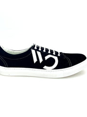 Load image into Gallery viewer, ALBIR Absolute - SNEAKER URBANKIZ EXTRACONFORT FLEX TESSUTO NERO ABBINATO A CUCITURE BIANCHE CON CASSETTA IN RESINA DI GOMMINA BIANCA FLEX