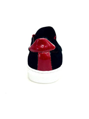 Carica immagine nella Galleria, ROJAS Slip Bayang Flex - MOCASSINO SUPER FLEX EXTRACONFORT IN CAMOSCIO NERO CON CASSETTA IN RESINA DI GOMMINA BIANCA FLEX