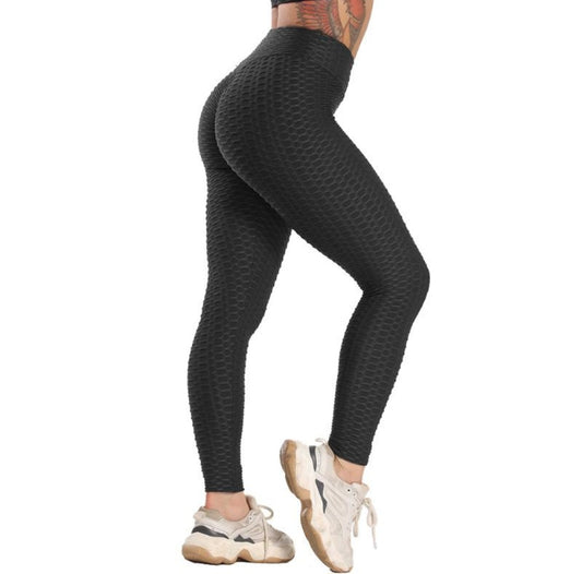 Leggings jasmine Gondola Blu Wish Dance Shop, bi-stretch modellanti con vita medioalta, tessuto traspirante e forma glutei.