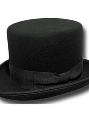 Load image into Gallery viewer, SINCLAIR - Cappello a Cilindro in feltro pura lana foderato in pelle rivestita in raso ORDINALO ANCHE SE NON IN MAGAZZINO SARA' REALIZZATO PER TE