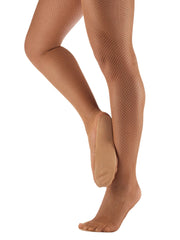 Carica immagine nella Galleria, EMMA - Collant Professionali in Rete a micronodi modellanti e massaggianti con Piede e Soletta Rinforzata