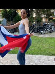 Carica e visualizza video in Galleria, Fascino (401) - Scarpa da Donna in Jungla Blu e tallone in Camoscio Blu Tacco a Spillo Laminato Argento