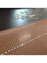 Carica immagine nella Galleria, Swarovski Collant Professionali in Rete con Fila di Swarovski