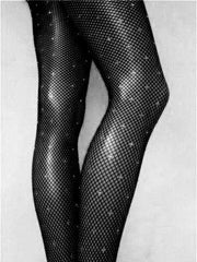 Carica immagine nella Galleria, Swarovski Collant Professionali in Rete con Swarovski