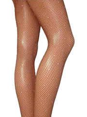 Carica immagine nella Galleria, Swarovski Collant Professionali in Rete con Swarovski e Occhiello