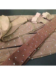 Carica immagine nella Galleria, Swarovski Collant Professionali in Rete con Swarovski e Occhiello