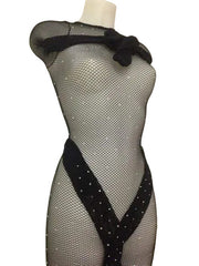 Carica immagine nella Galleria, Swarovski Tuta Professionale in Rete con Swarovski