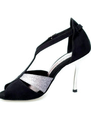 Carica immagine nella Galleria, Wish Dance Shop 403 Camoscio Nero e Glitter Carbon