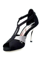 Carica immagine nella Galleria, Wish Dance Shop 403 Camoscio Nero e Glitter Carbon