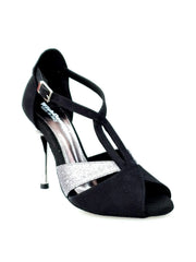 Carica immagine nella Galleria, Wish Dance Shop 403 Camoscio Nero e Glitter Carbon