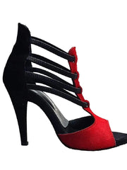 Load image into Gallery viewer, Wish Dance Shop 460 Camoscio Nero Cavallino Rosso