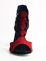 Carica immagine nella Galleria, Wish Dance Shop 460 Camoscio Nero Cavallino Rosso