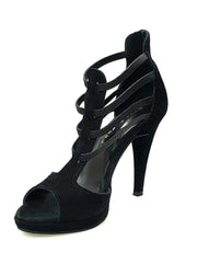 Carica immagine nella Galleria, Wish Dance Shop 460 Camoscio Nero con Plateau
