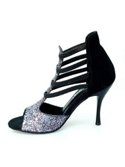 Carica immagine nella Galleria, Wish Dance Shop 460 PW in camoscio nero e Kristal Carbon