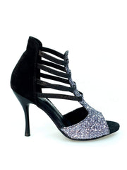 Carica immagine nella Galleria, Wish Dance Shop 460 PW in camoscio nero e Kristal Carbon