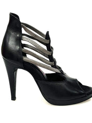 Carica immagine nella Galleria, Wish Dance Shop 460 Pelle Nera con Plateau