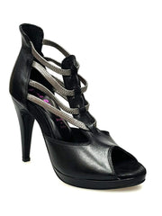 Carica immagine nella Galleria, Wish Dance Shop 460 Pelle Nera con Plateau